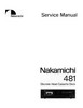 Thumbnail Nakamichi 481 Original Service Manual Thumbnail Nakamichi 481 Original Service Manual