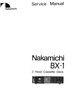 Thumbnail Nakamichi BX 1 Original Service Manual Thumbnail Nakamichi BX 1 Original Service Manual