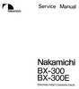 Thumbnail Nakamichi BX-300 , BX-300E Original Service Manual Thumbnail Nakamichi BX-300 , BX-300E Original Service Manual
