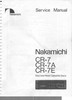 Thumbnail Nakamichi CR 7 , CR 7A , CR7E Original Service Manual 