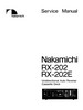 Thumbnail Nakamichi RX-202 Original Service Manual