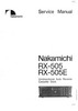 Thumbnail Nakamichi RX-505 Original Service Manual Thumbnail Nakamichi RX-505 Original Service Manual