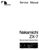 Thumbnail Nakamichi ZX-7 Original Service Manual Thumbnail Nakamichi ZX-7 Original Service Manual