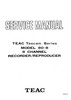 Thumbnail Teac Tascam series 80-8 reel tape recorder Service Manual Thumbnail Teac Tascam series 80-8 reel tape recorder Service Manual