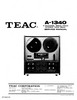 Thumbnail Teac A-1340 reel tape recorder Service Manual Thumbnail Teac A-1340 reel tape recorder Service Manual