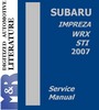 Thumbnail 2007 Subaru Impreza , WRX , STI Service Manual Thumbnail 2007 Subaru Impreza , WRX , STI Service Manual
