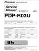 Thumbnail Pioneer PDP-R03U Plasma Media Receiver Service Manual Thumbnail Pioneer PDP-R03U Plasma Media Receiver Service Manual