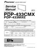 Thumbnail Pioneer Plasma TV PDP-433 CMX & MXE , Service Manual Thumbnail Pioneer Plasma TV PDP-433 CMX & MXE , Service Manual