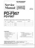 Thumbnail Pioneer PD-F-907  & F-957 , Original Service Manual