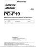 Thumbnail Pioneer PD-F-19  Original Service Manual