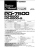 Thumbnail Pioneer PD-6500 & PD-7500 Original Service Manual
