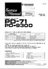 Thumbnail Pioneer PD-9300 & PD-71 Original Service Manual