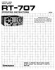 Thumbnail Pioneer RT-707 Original Owner Manual