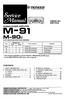 Thumbnail Pioneer M-90a & M-91 Power Amplifier , Service Manual