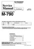 Thumbnail Pioneer M-790 Power Amplifier , Original Service Manual
