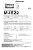 Thumbnail Pioneer M-IS22 Power Amplifier , Original Service Manual