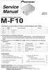 Thumbnail Pioneer M-F10 Power Amplifier , Original Service Manual