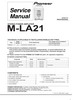 Thumbnail Pioneer M-LA21 Power Amplifier , Original Service Manual