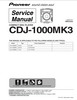 Thumbnail Pioneer CDJ-1000 mk3  , Original Service Manual