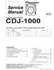 Thumbnail Pioneer CDJ-1000  , Original Service Manual