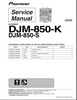 Thumbnail Pioneer DJM-850 Mixer , Original Service Manual Thumbnail Pioneer DJM-850 Mixer , Original Service Manual