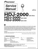 Thumbnail Pioneer HDJ-2000 Headphones , Original Service Manual Thumbnail Pioneer HDJ-2000 Headphones , Original Service Manual