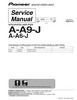 Thumbnail Pioneer A-A9 Integrated Amplifier , Original Service Manual
