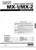 Thumbnail Yamaha MX-1 & MX-2 Power Amplifier , Original Service Manual