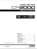 Thumbnail Yamaha CP-2000 Power Amplifier,  Original Service Manual