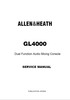 Thumbnail Allen & Heath GL-4000 Console , Original Service Manual