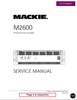 Thumbnail Mackie M-2600 FR series power amplifier , Service Manual