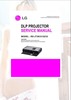 Thumbnail LG RD-JT-30 31  32  33   , Projector Original Service Manual