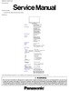 Thumbnail Panasonic TH-42PW5 , 37PW5 , 42PWD5 , 37PWD5  Service Manual