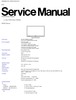 Thumbnail Panasonic TH-37-PW4 & TH-37-PWD4 Service Manual & Schematics