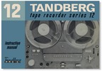 Thumbnail Tandberg Model-12 reel to reel , Owner Manual , User Guide