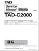 Thumbnail Tad - Pioneer C-2000 preamplifier , Service Manual
