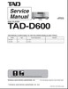 Thumbnail Tad - Pioneer D-600 sacd , Service Manual