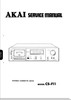 Thumbnail Akai CS-F-11 cassette deck , Service Manual Thumbnail Akai CS-F-11 cassette deck , Service Manual