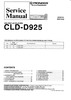 Thumbnail Pioneer CLD-925  Laser Disc , Service Manual 