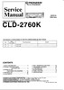 Thumbnail Pioneer CLD-2760  Laser Disc , Service Manual 