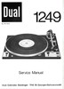 Thumbnail Dual 1249 Turntable Service Manual Thumbnail Dual 1249 Turntable Service Manual