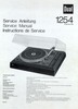 Thumbnail Dual 1254 Turntable Service Manual Thumbnail Dual 1254 Turntable Service Manual