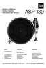 Thumbnail Dual ASP-130 Turntable Service Manual Thumbnail Dual ASP-130 Turntable Service Manual