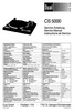 Thumbnail Dual CS-5000 Turntable Service Manual