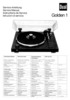Thumbnail Dual Golden One 1 Turntable Service Manual