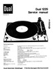 Thumbnail Dual 1229 Turntable Service Manual Thumbnail Dual 1229 Turntable Service Manual
