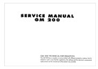 Thumbnail Graaf GM-200 Service Manual & Schematics Thumbnail Graaf GM-200 Service Manual & Schematics