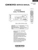 Thumbnail Onkyo TX-SR600 Service Manual