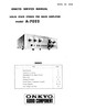 Thumbnail Onkyo A-7022 Preamplifier Service Manual