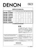 Thumbnail Denon AVR-1509 , AVR-1609 Service Manual